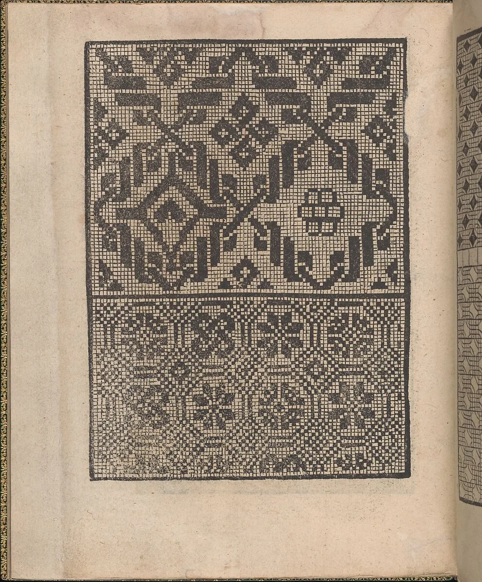 Ornamento delle belle & virtuose donne, page 23 (verso) — Matteo Pagano|Lloyd, Wallis & Lloyd