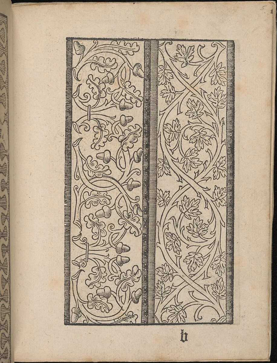 Ein new Modelbuch..., page 3 (recto) — Johann Schönsperger the Younger