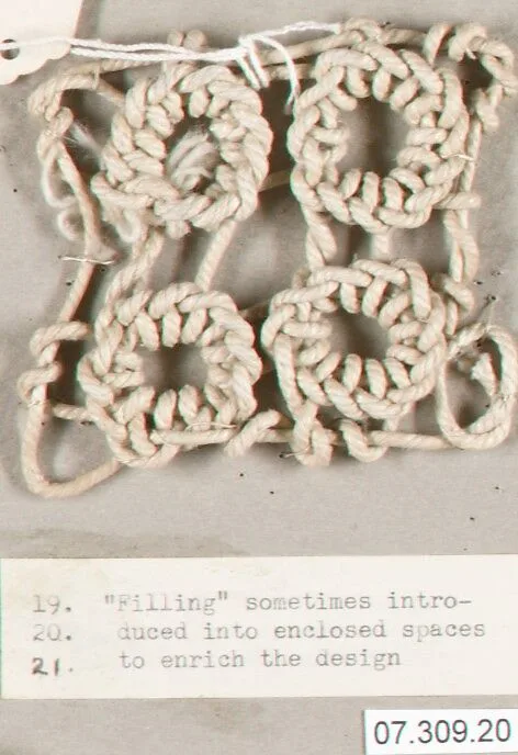 Example of lace stitch — Unknown