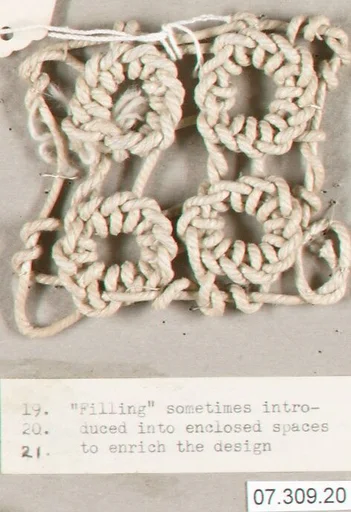 Example of lace stitch