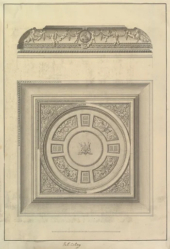 Hall Ceiling, Houghton Hall, Norfolk