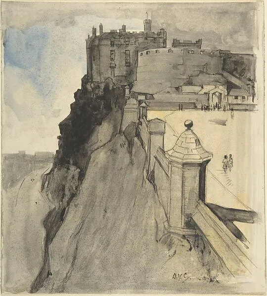 View of Edinburgh Castle — Sir David Young Cameron