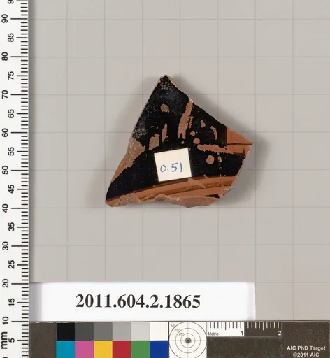 Terracotta fragment of a skyphos (deep drinking cup)
