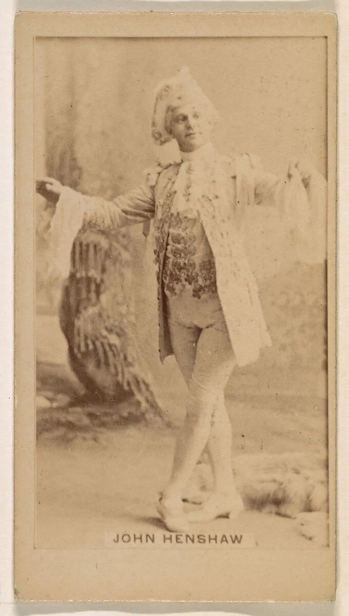 John Henshaw, from the Actresses series (N245) issued by Kinney Brothers to promote Sweet Caporal Cigarettes — Kinney Brothers Tobacco Company