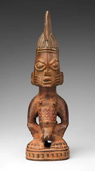 Twin Figure: Male (Ibeji) — Unknown