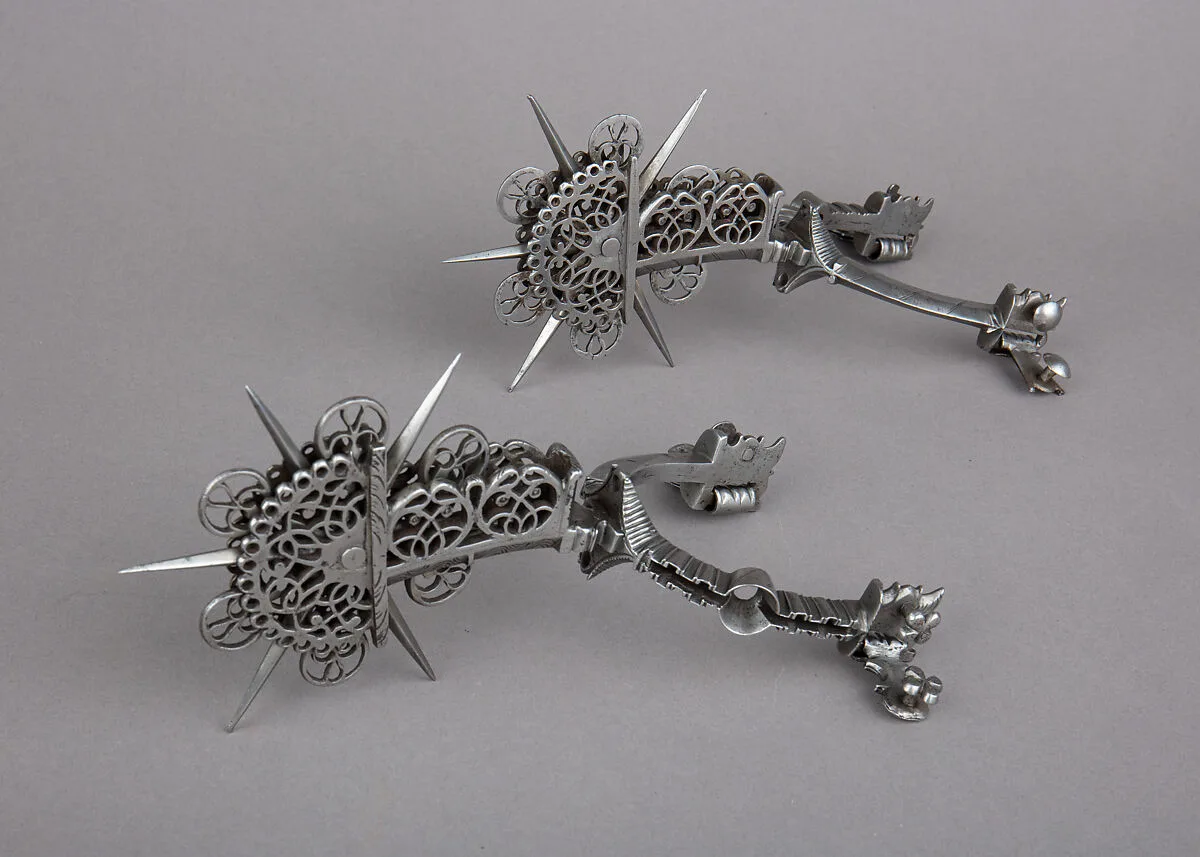 Pair of Rowel Spurs — Unknown