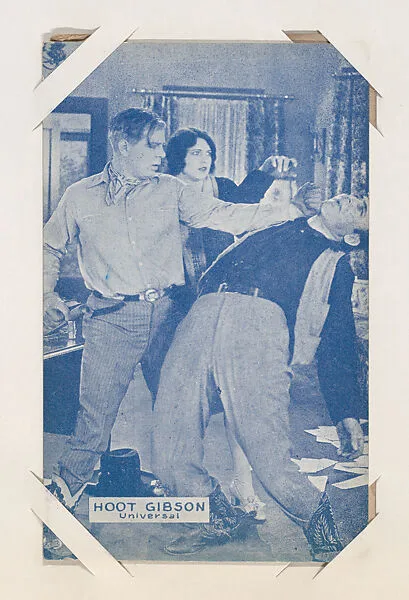 Hoot Gibson from Western Stars or Scenes Exhibit Cards series (W412) — Unknown