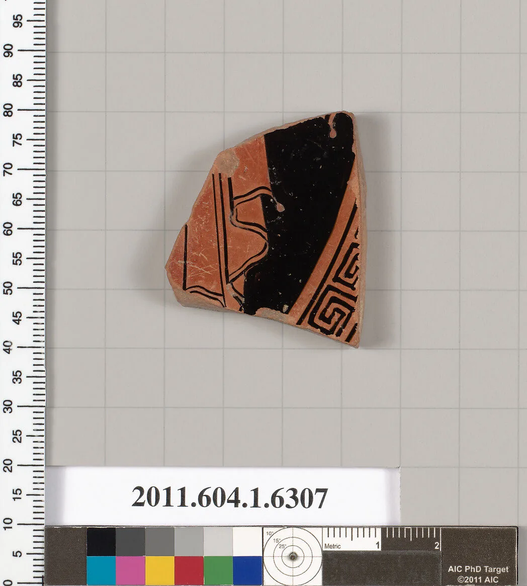 Terracotta fragment of a kylix (drinking cup) — Unknown