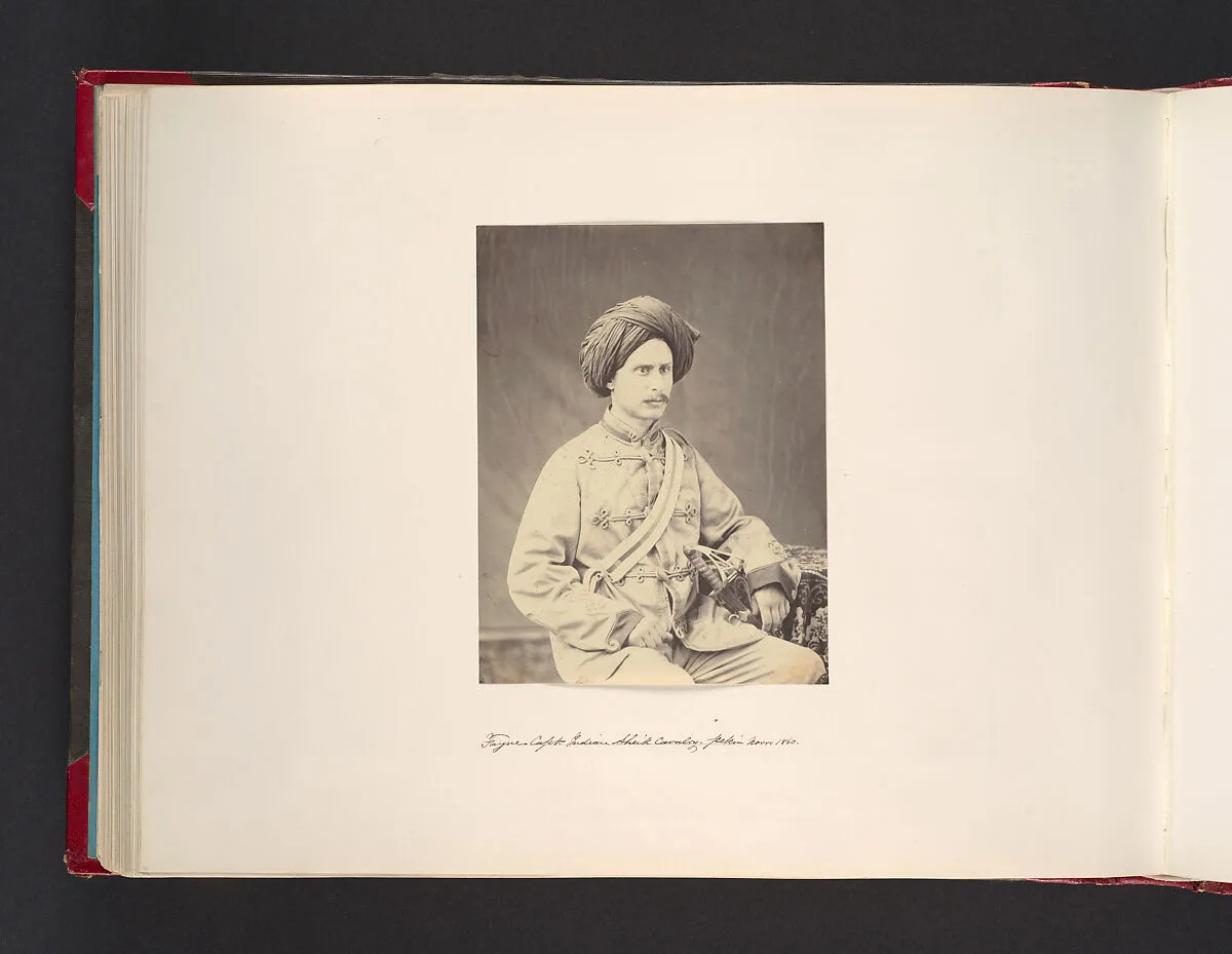 Captain of the Indian Sheik Cavalry, Pekin — John Thomson