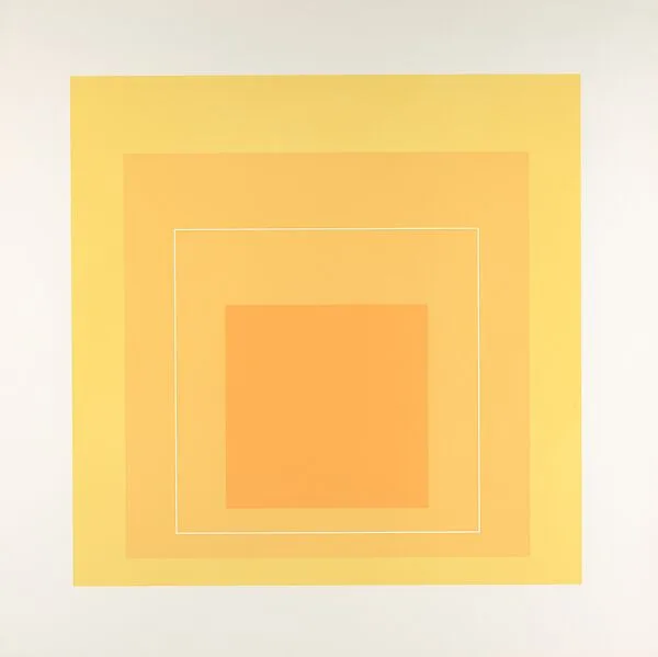 Proof for White Line Square series — Josef Albers|Gemini G.E.L.|Kenneth E. Tyler