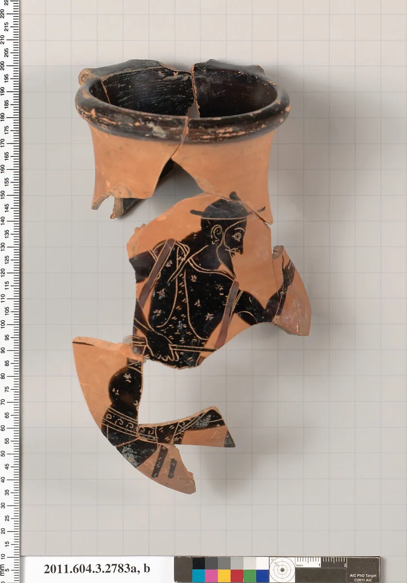 Terracotta fragments of an olpe (jug) — Unknown