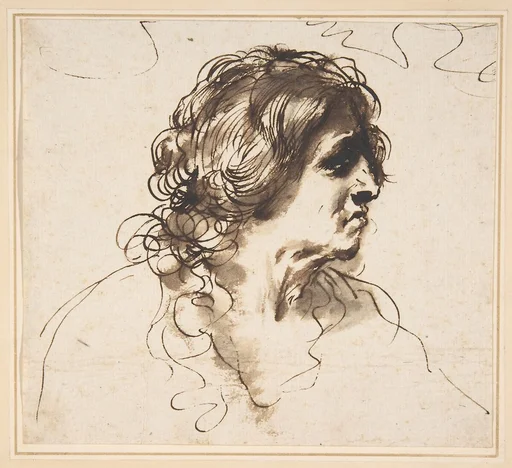 Bust of a Man Facing Right