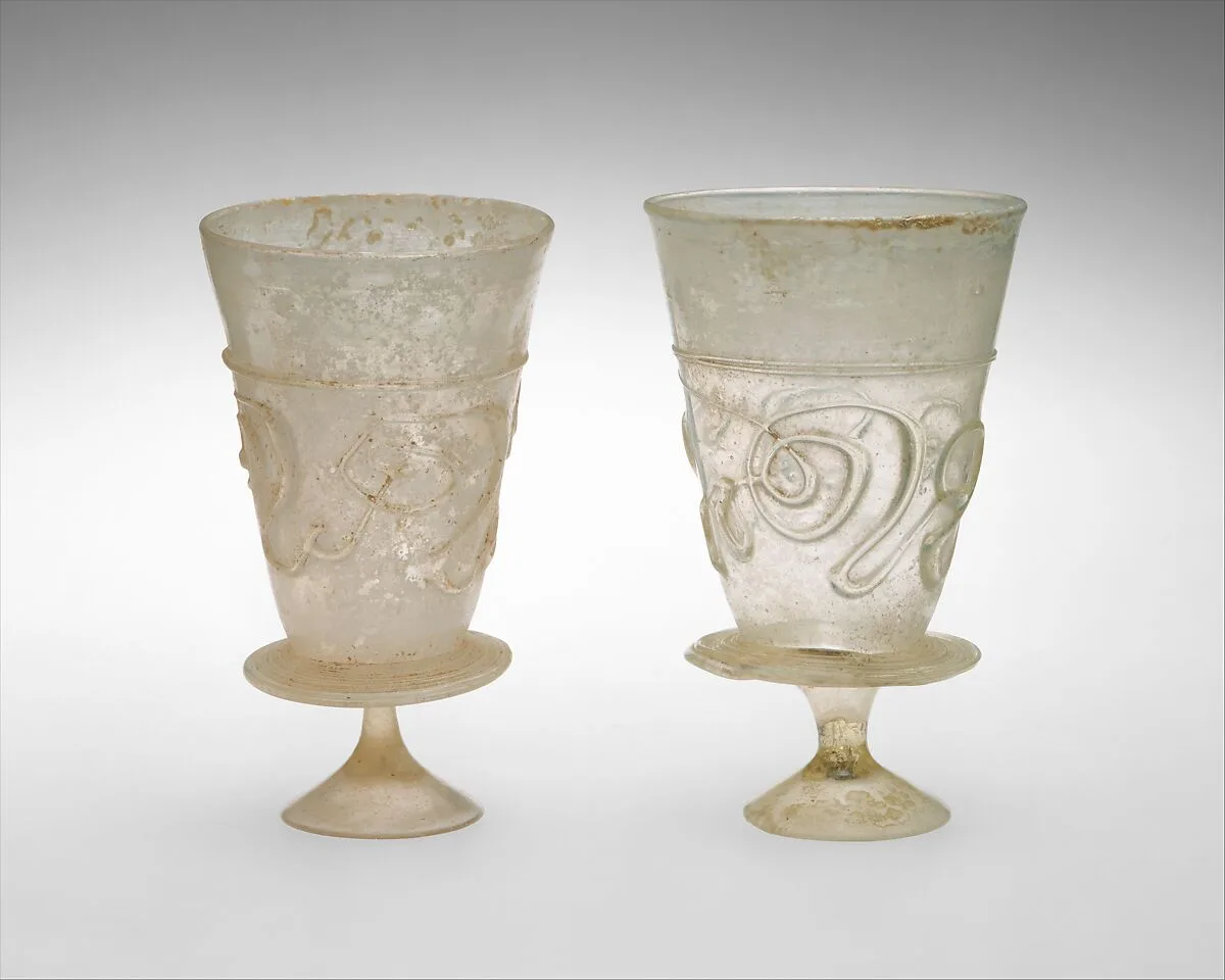 Goblets with Applied Decoration — Unknown