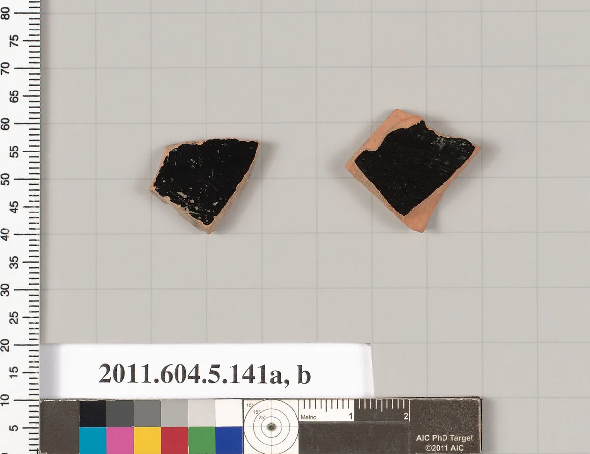 Terracotta fragments of kylikes (drinking cups) — Unknown