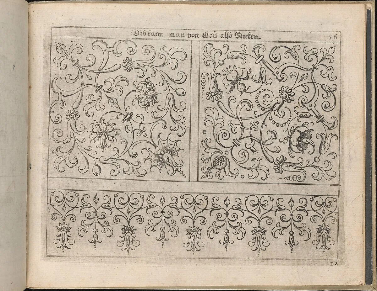 Newes Modelbuch in Kupffer (Page 64r) — Johann Sibmacher