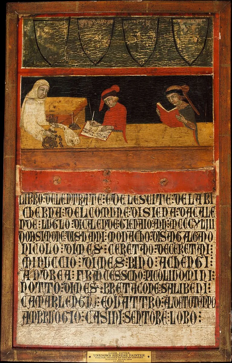 Book Cover — Italian (Sienese) Painter