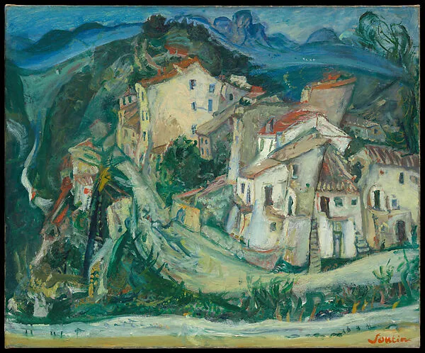 View of Cagnes — Chaim Soutine