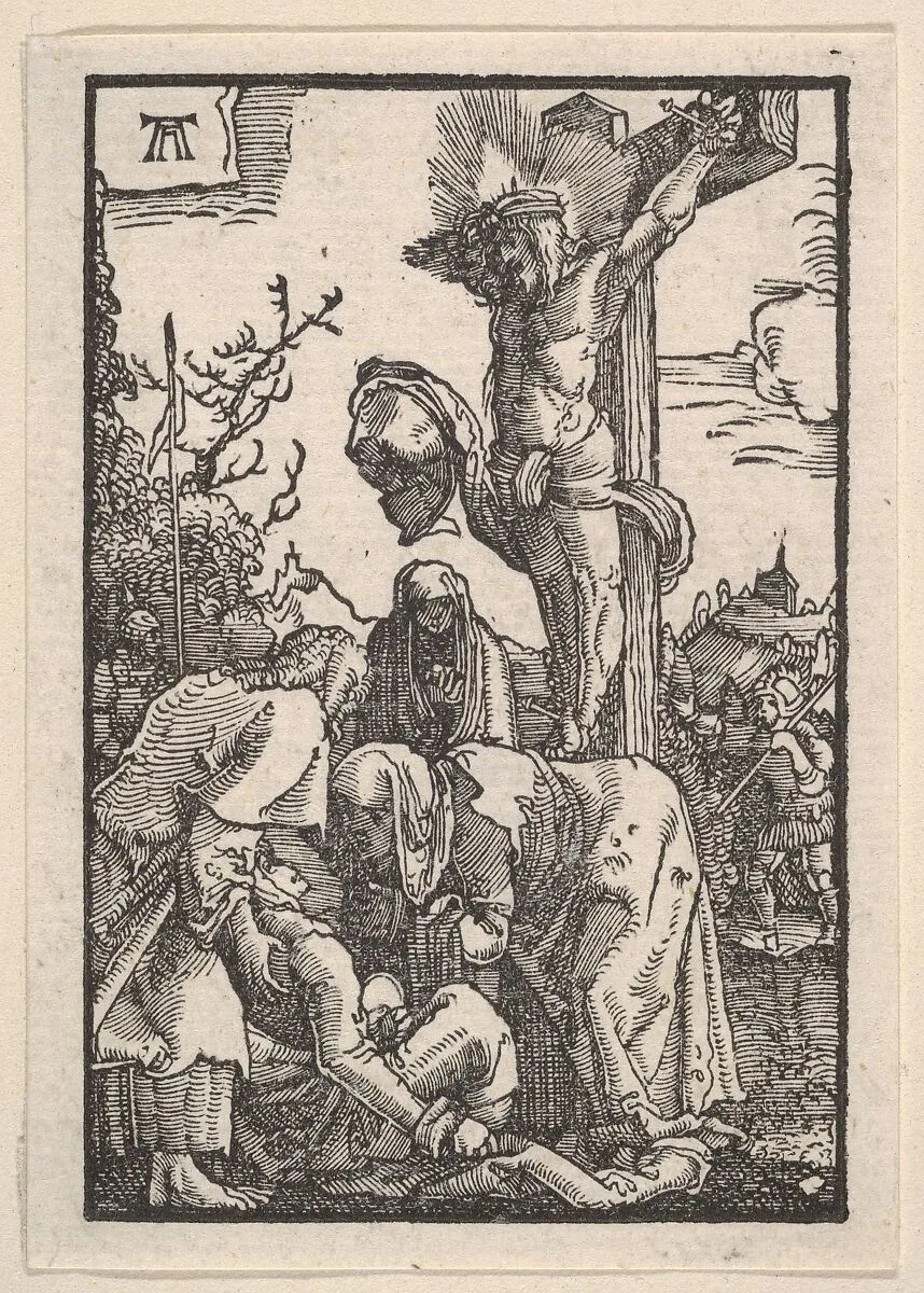 The Crucifixion, from The Fall and Salvation of Mankind Through the Life and Passion of Christ — Albrecht Altdorfer