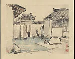 近代 謝之光 小院 軸|Courtyard