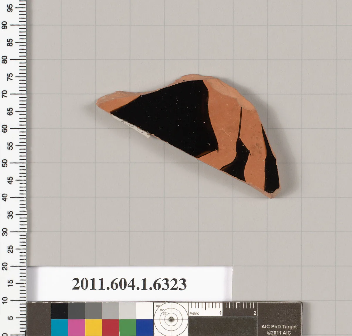 Terracotta fragment of a kylix (drinking cup) — Unknown