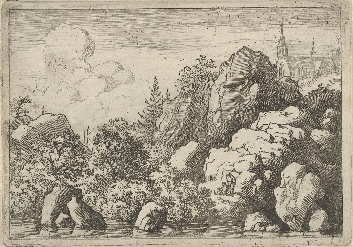 The Church on the Hill — Allart van Everdingen