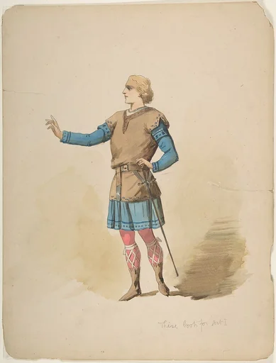 Design for Man's "Medieval" Costume