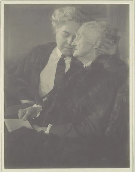 "When the Sands are Running Low" — Gertrude Käsebier|Frederick H. Evans