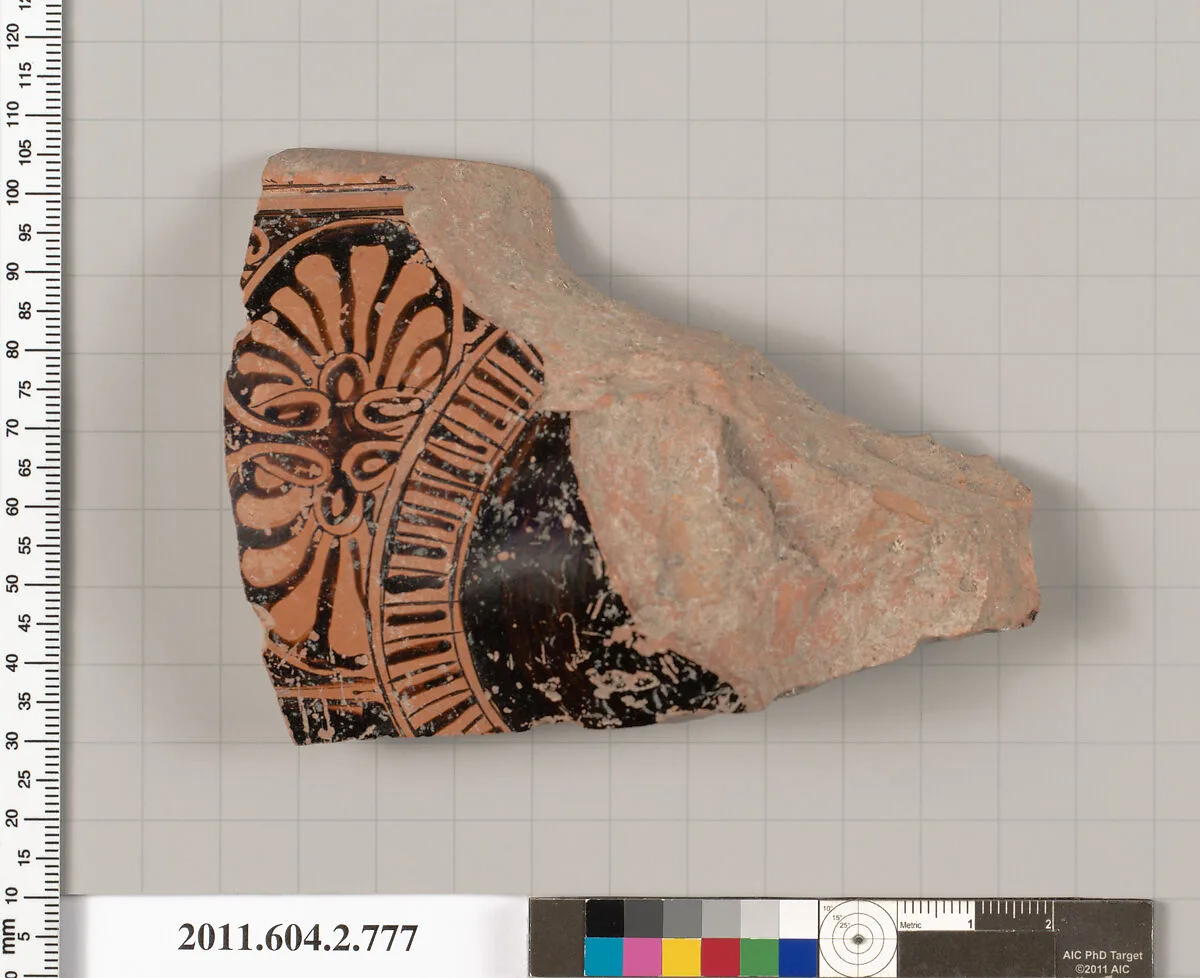 Terracotta fragment of a calyx-krater (bowl for mixing wine and water) — Unknown