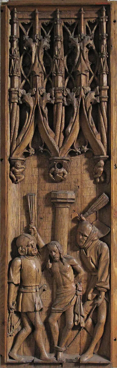 Panel with the Flagellation of Christ — Unknown
