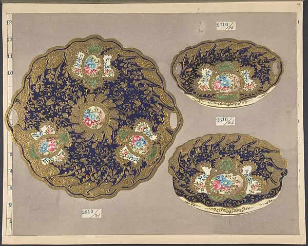 European porcelain designs in Japanese style — Unknown