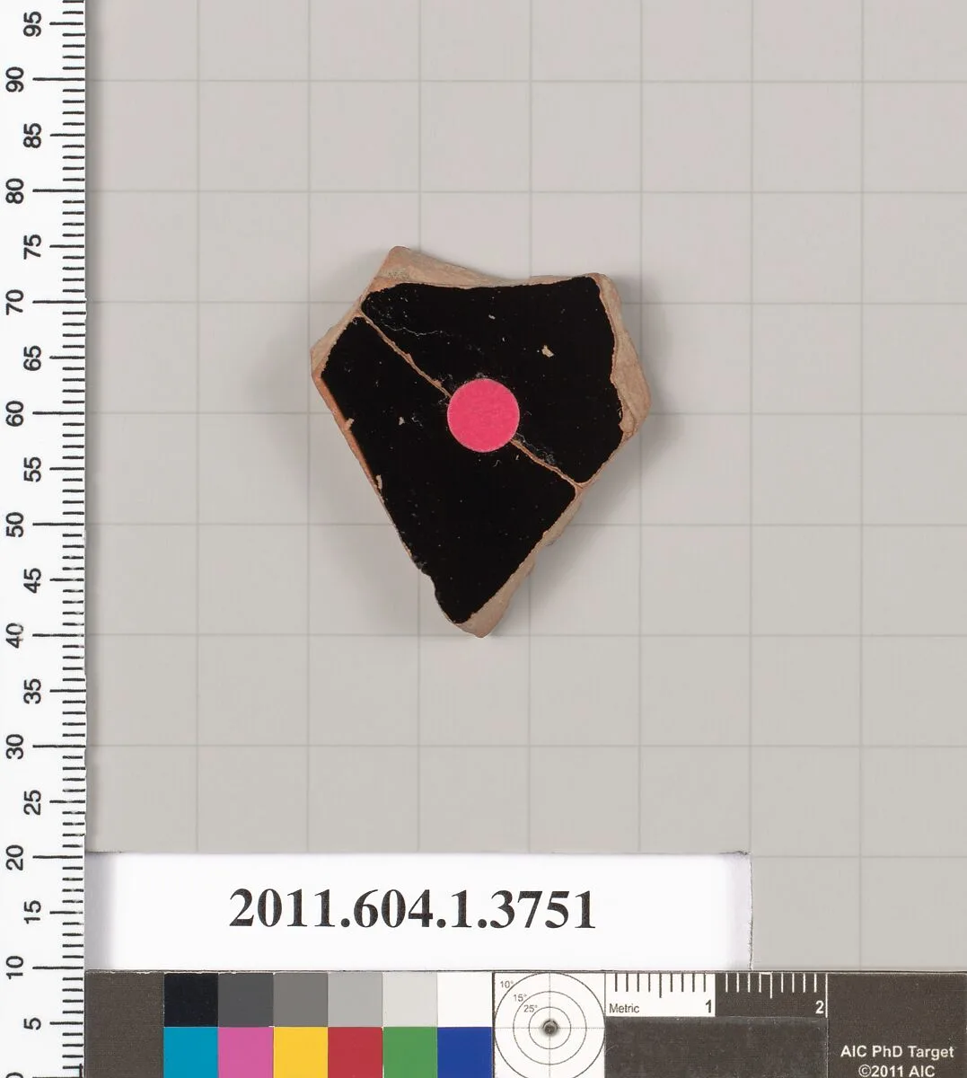 Terracotta fragment of a kylix (drinking cup) — Unknown