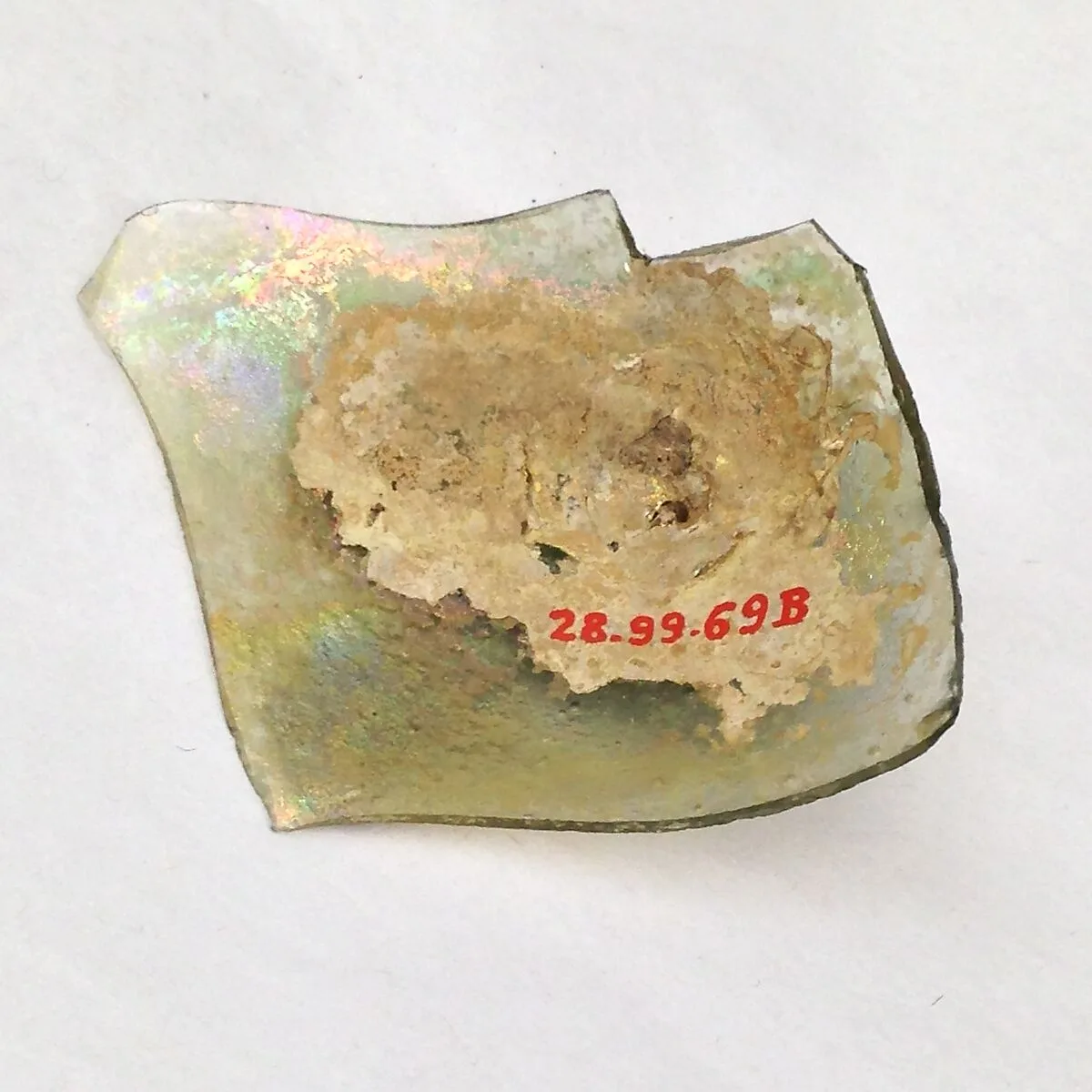 Fragment of a Glass Bottle — Unknown