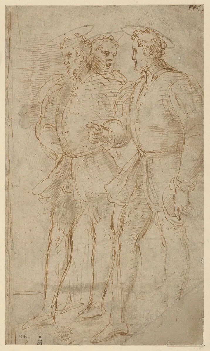 Three Men — Anonymous, Italian, Florentine, 16th century