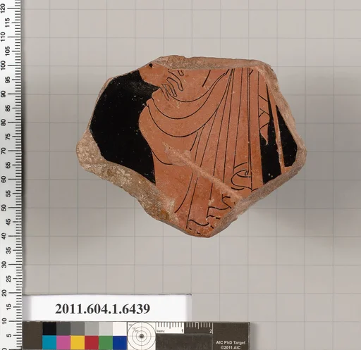 Terracotta fragment of a kylix (drinking cup)