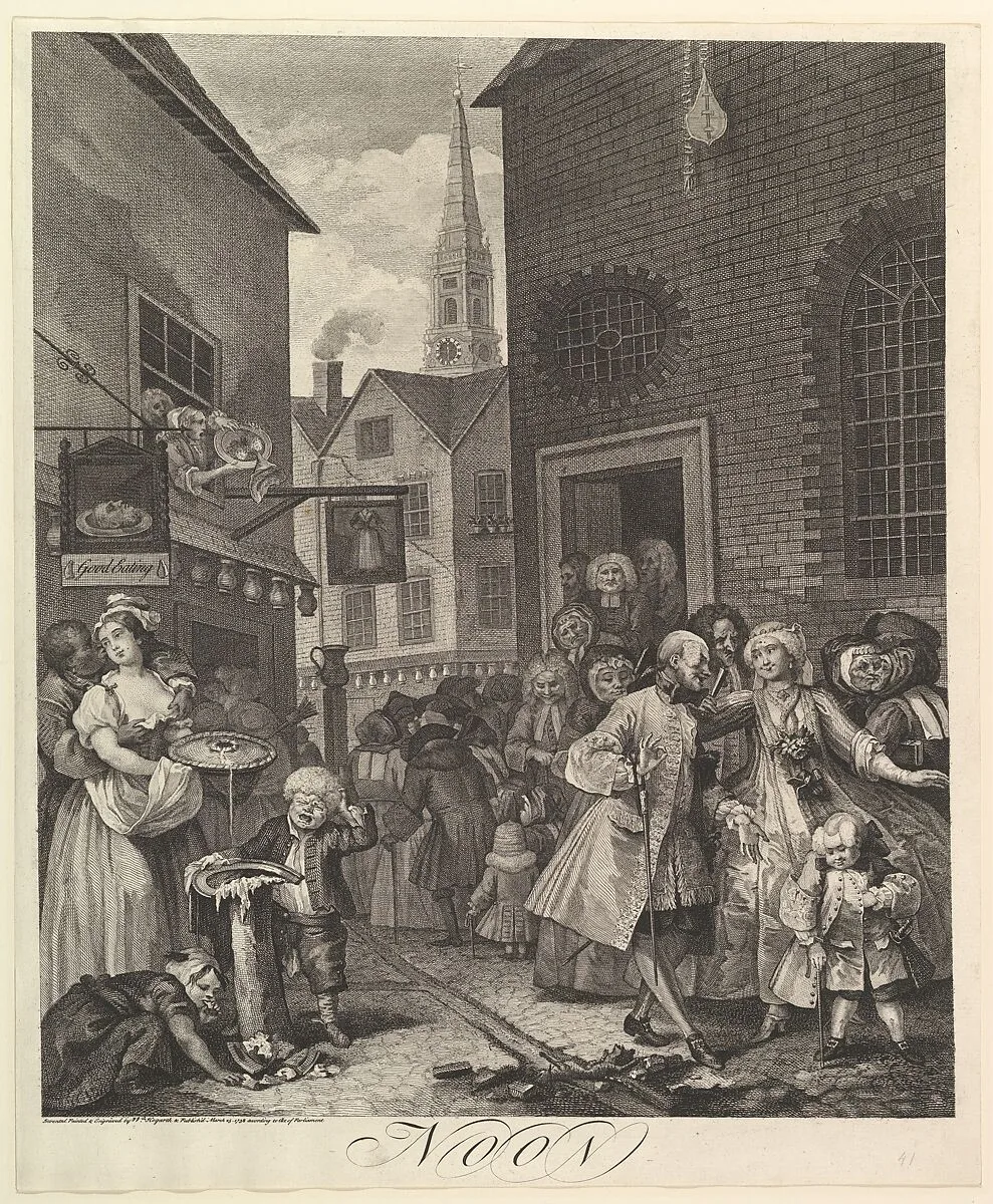 Noon: The Four Times of Day — William Hogarth