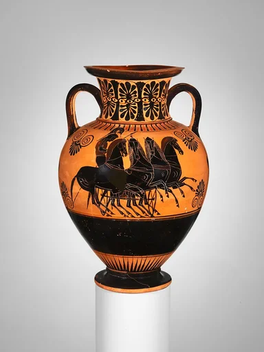 Terracotta neck-amphora (jar)