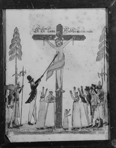 Drawing of the Crucifixion