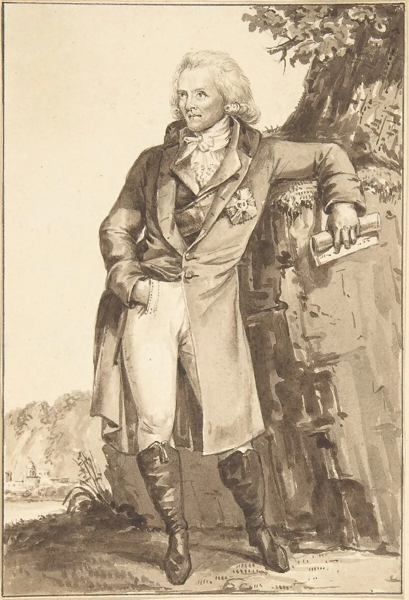 Portrait of Sir Benjamin Thompson, Count von Rumford — Jean-Baptiste-François Bosio