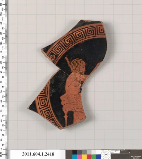Terracotta fragment of a kylix (drinking cup)