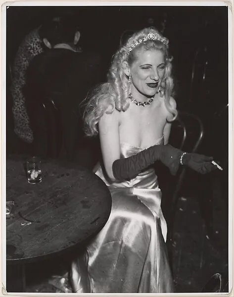 After the Opera... At Sammy's Night Club on the Bowery — Weegee