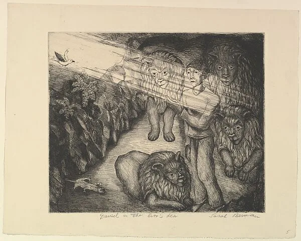 Daniel in the Lion's Den — Sarah Berman|WPA