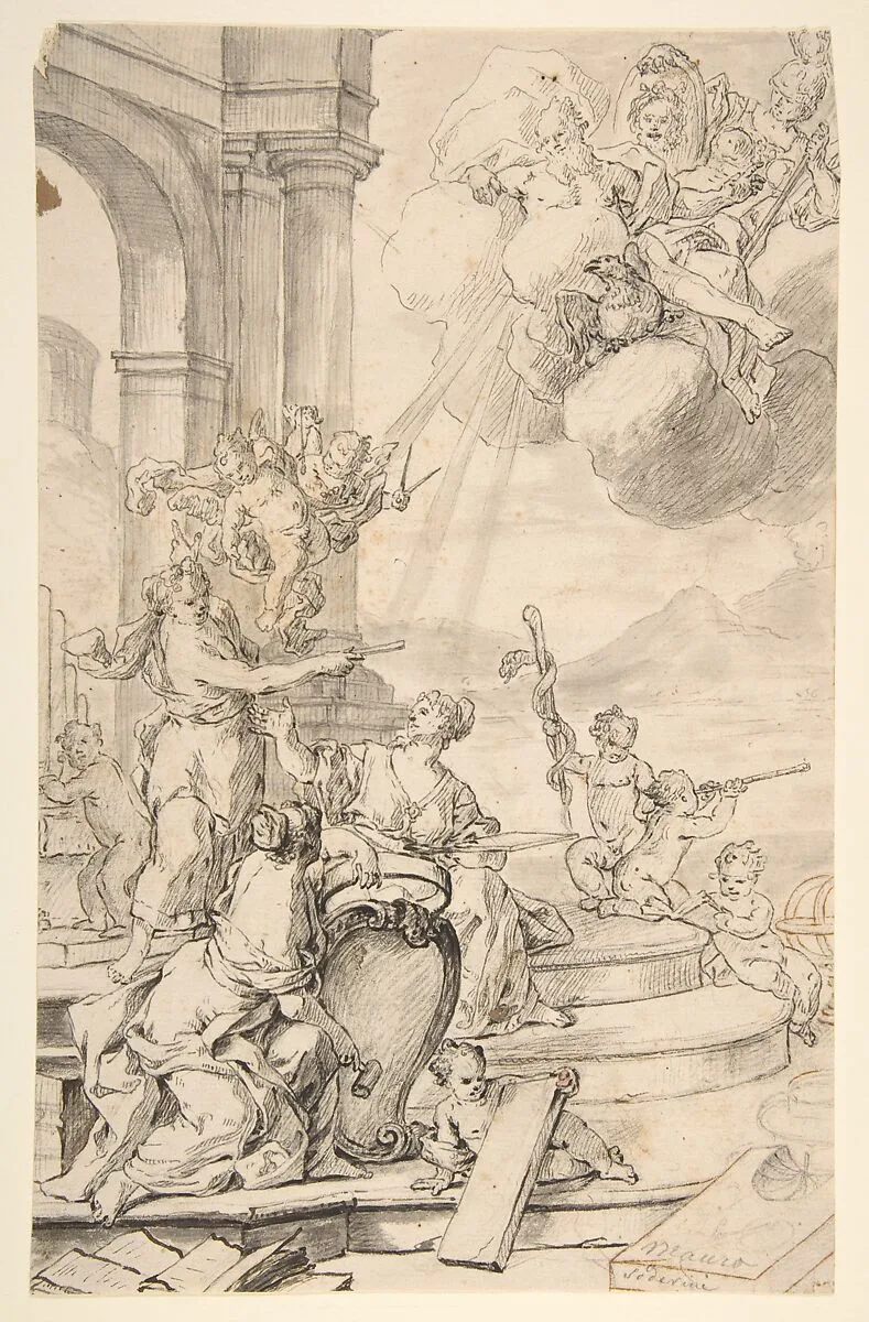 Drawing for a Frontispiece — Mauro Soderini