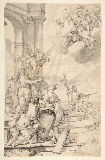 Drawing for a Frontispiece