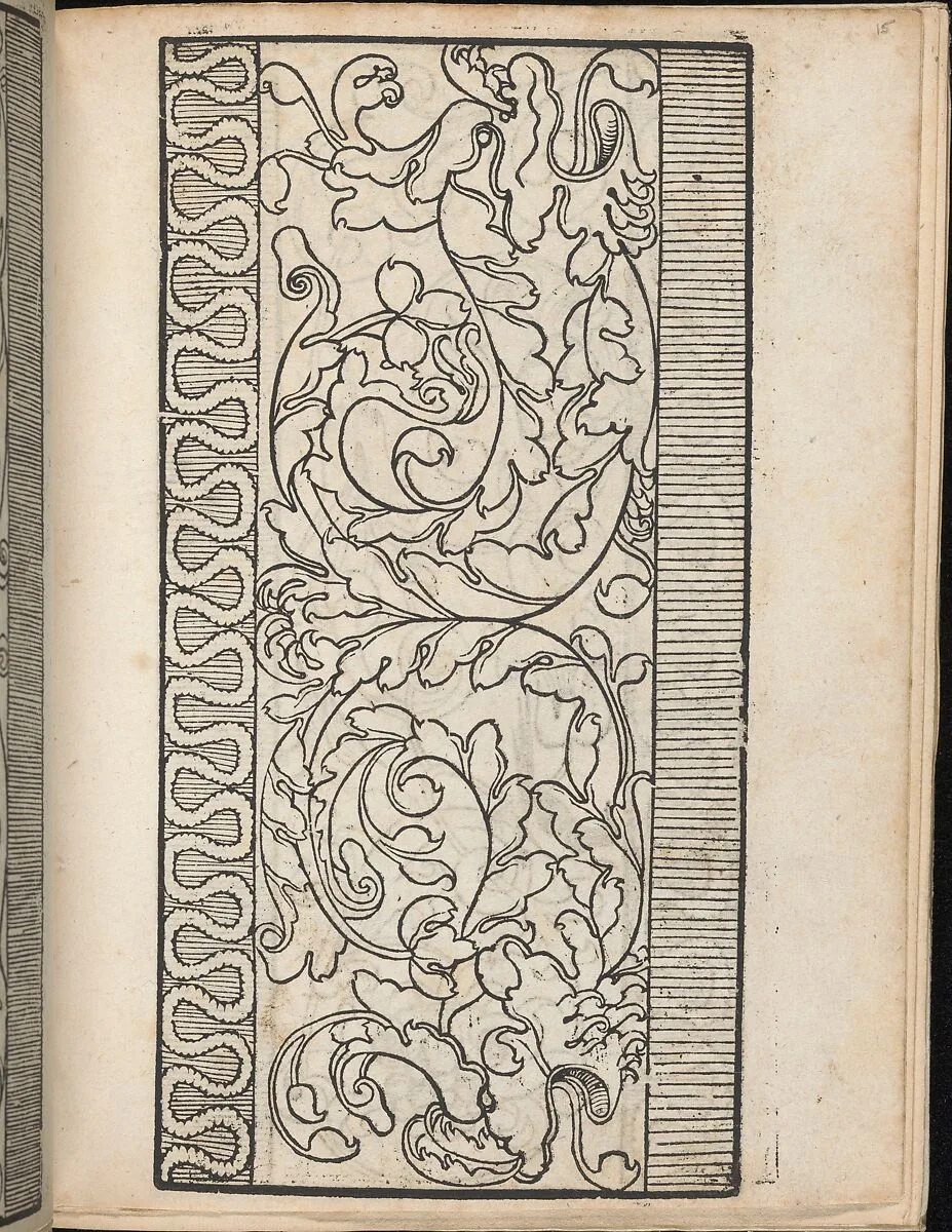 Ein new Modelbuch..., page 15 (recto) — Johann Schönsperger the Younger