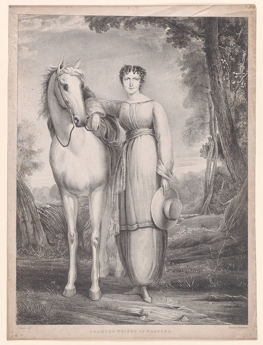 Frances Wright of Nashoba — Frances Wright|Charles Joseph Hullmandel|Auguste Hervieu