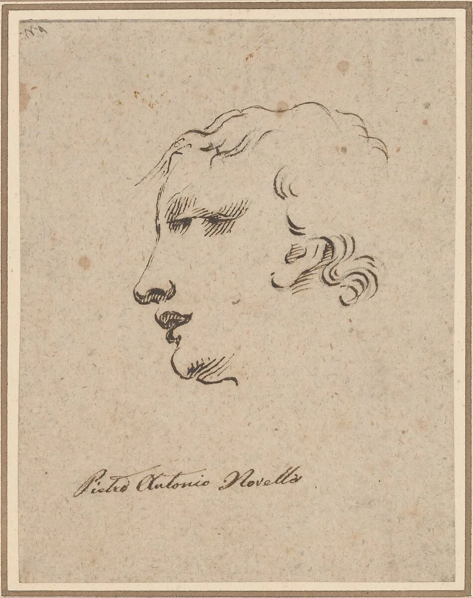 Head of a Man — Pietro Antonio Novelli