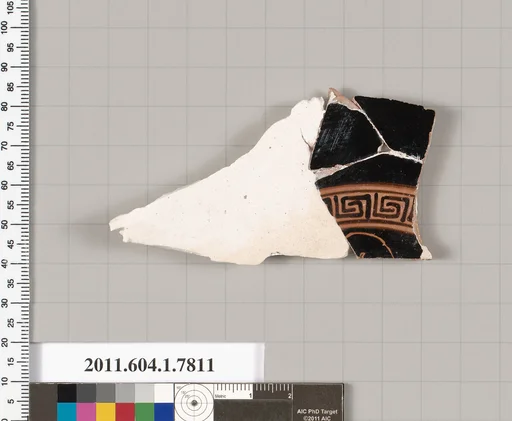 Terracotta fragment of a kylix (drinking cup)