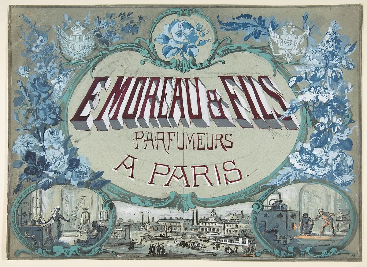 E. Moreau & Fils, Parfumeurs à Paris — Anonymous, French, 19th century