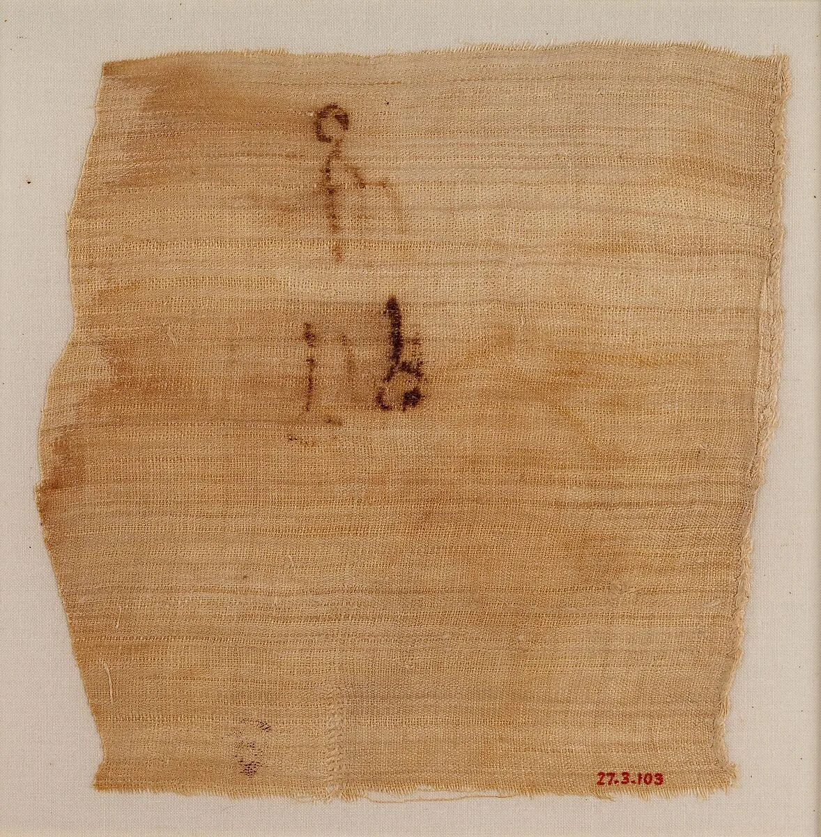Linen mark (Type VIII) — Unknown