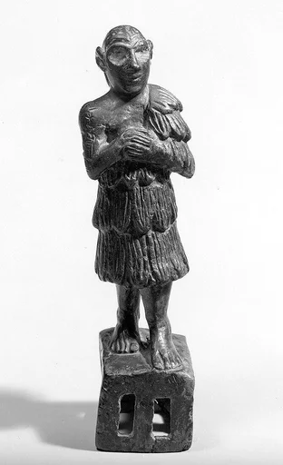 Standing male worshiper